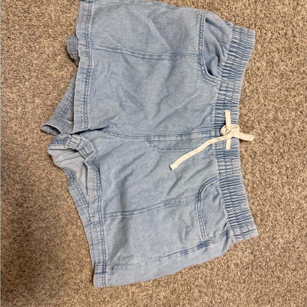 Target Universal Thread Drawstring Denim Shorts - image 4